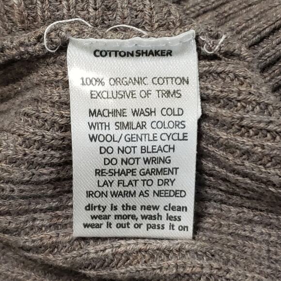 Toad&CO Mens Emmett 1/4 Zip Pullover Sweater Brown Organic Cotton Sz Small - Picture 7 of 12